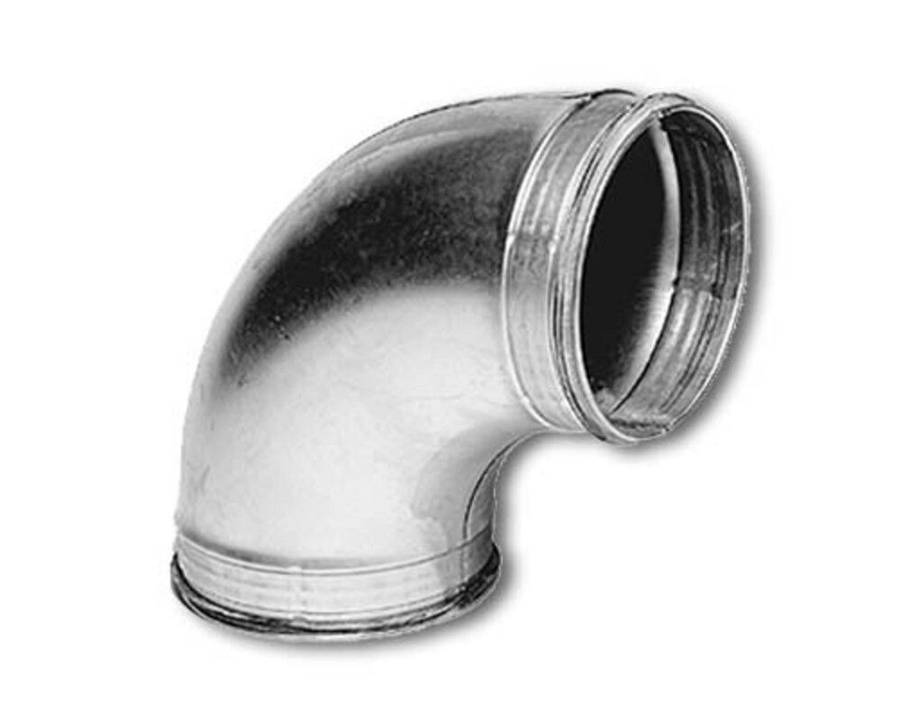 Galva Coude Embouti 90DEG D125