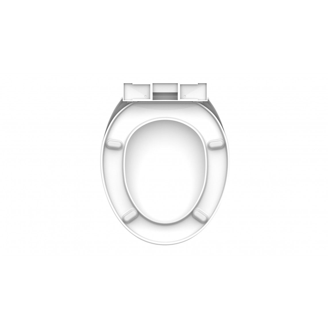 10220 Duroplast WC-zitting, wit, met valrem vue 6