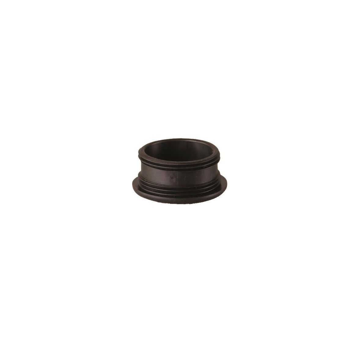 986715148 Threaded nipple, black, 2" x 48 mm, for trap outlet