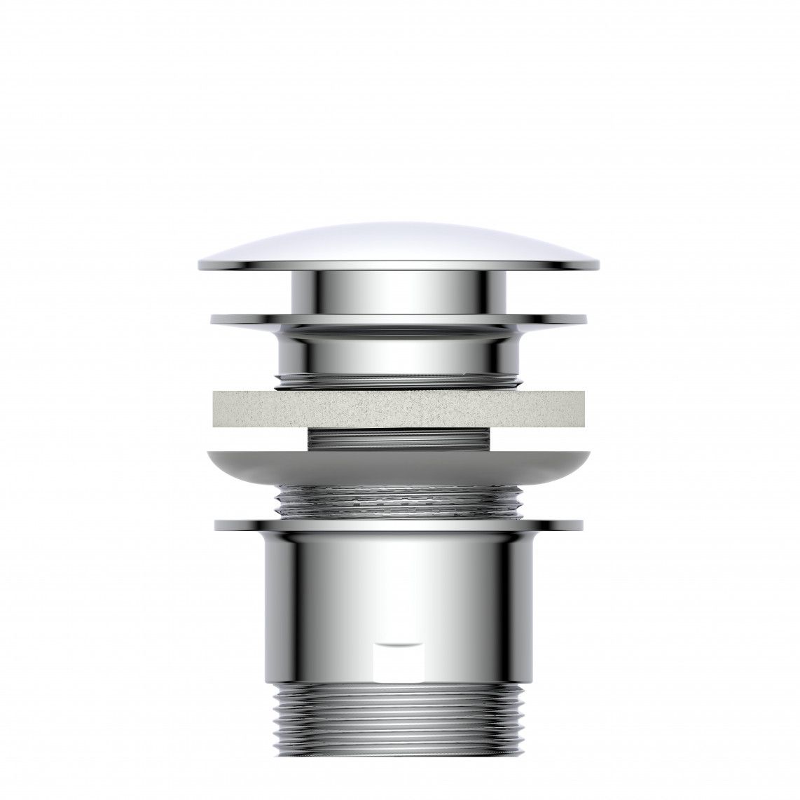 98807330 DAV-1WK afvoerwaste, chroom, 1 1/4" x 65 mm vue 3