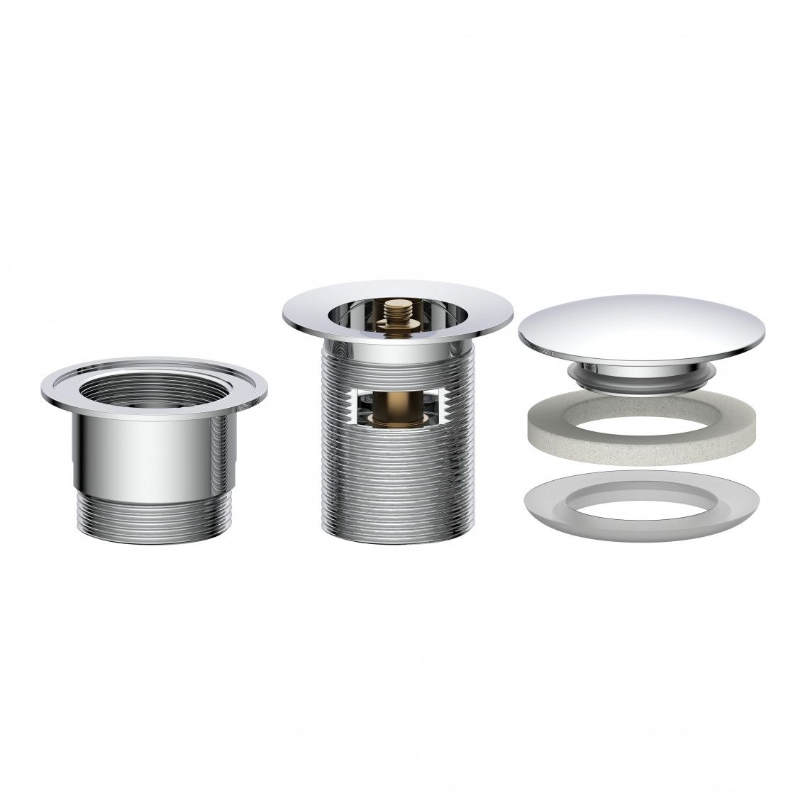 98807330 DAV-1WK afvoerwaste, chroom, 1 1/4" x 65 mm vue 8