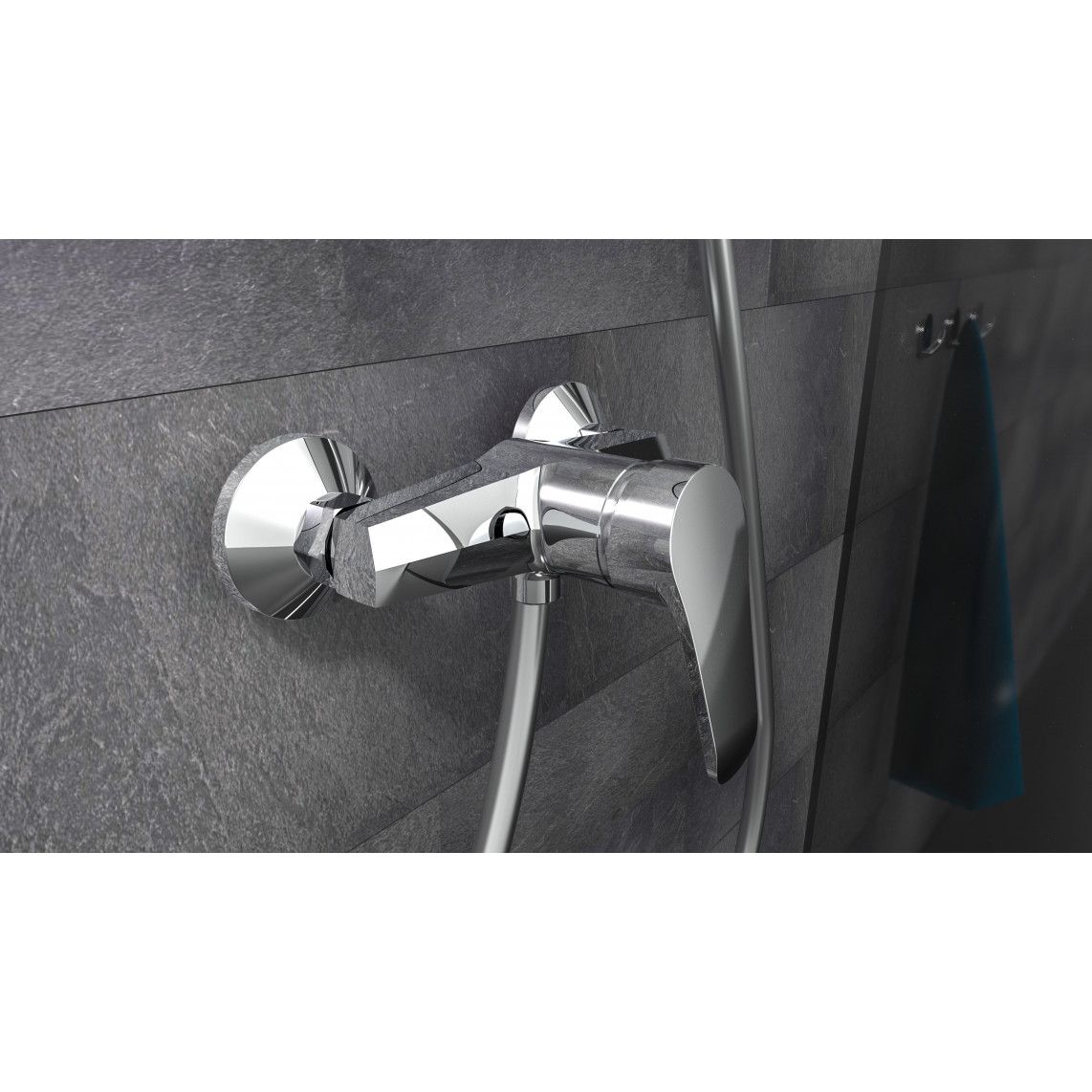 36540 TESSA Shower mixer, chrome vue 5