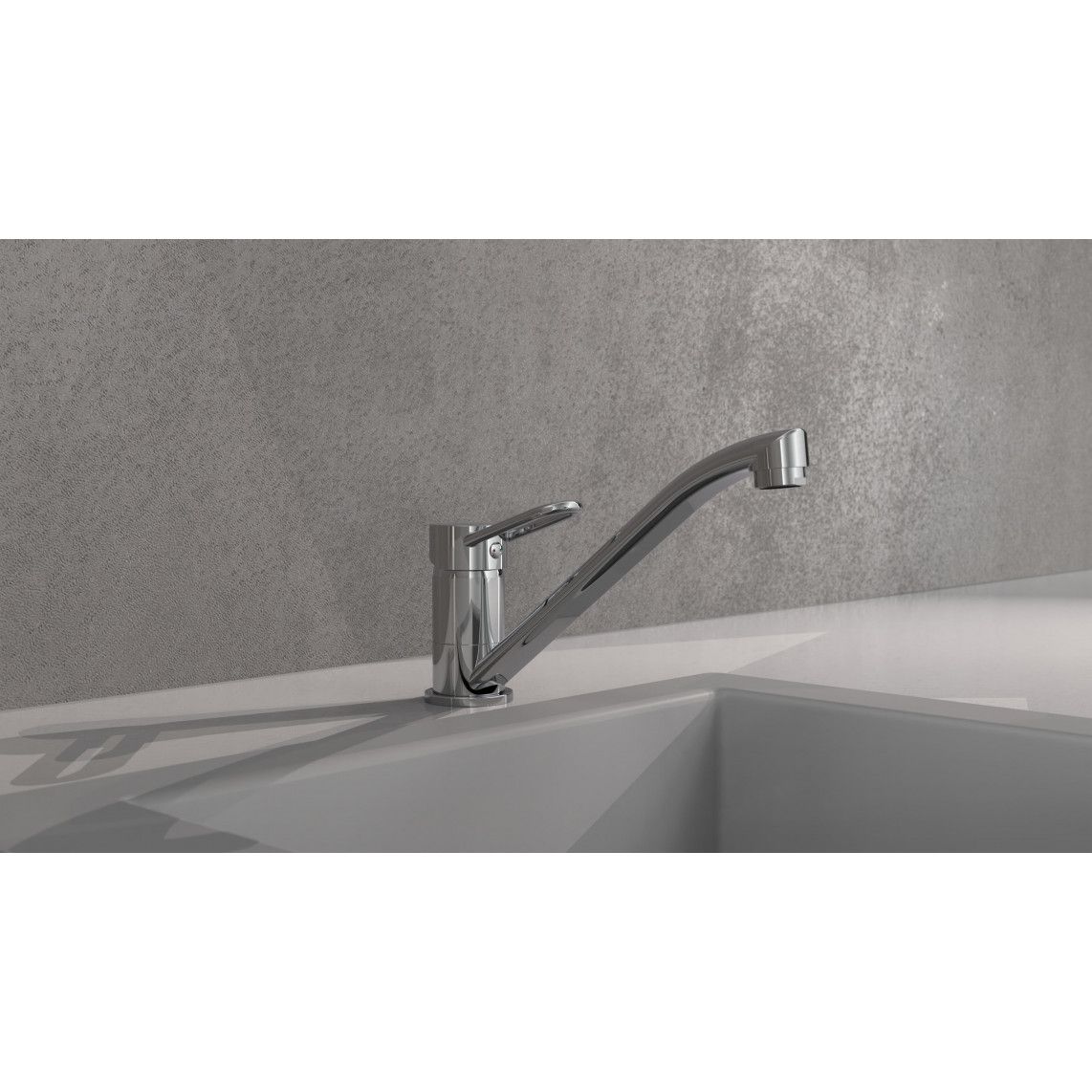 75208 BIRTE Keukenkraan, chroom vue 6
