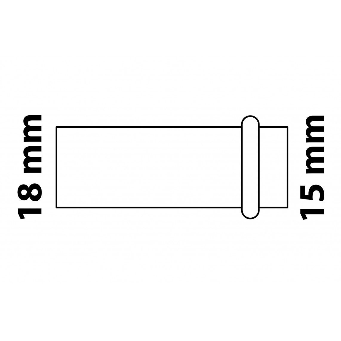 988615354 Reducing nipple, press fitting for copper V-profile, 18 mmA x 15 mm, 1 socket vue 2