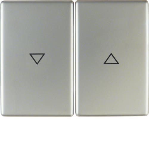 Touche avec symbole flèches Berker K.5 Inox