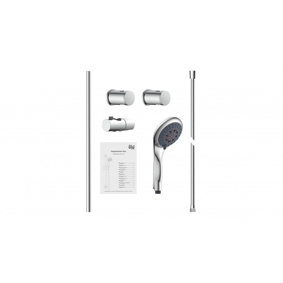 DX6051CSB WELLY Shower rail set, chrome vue 6
