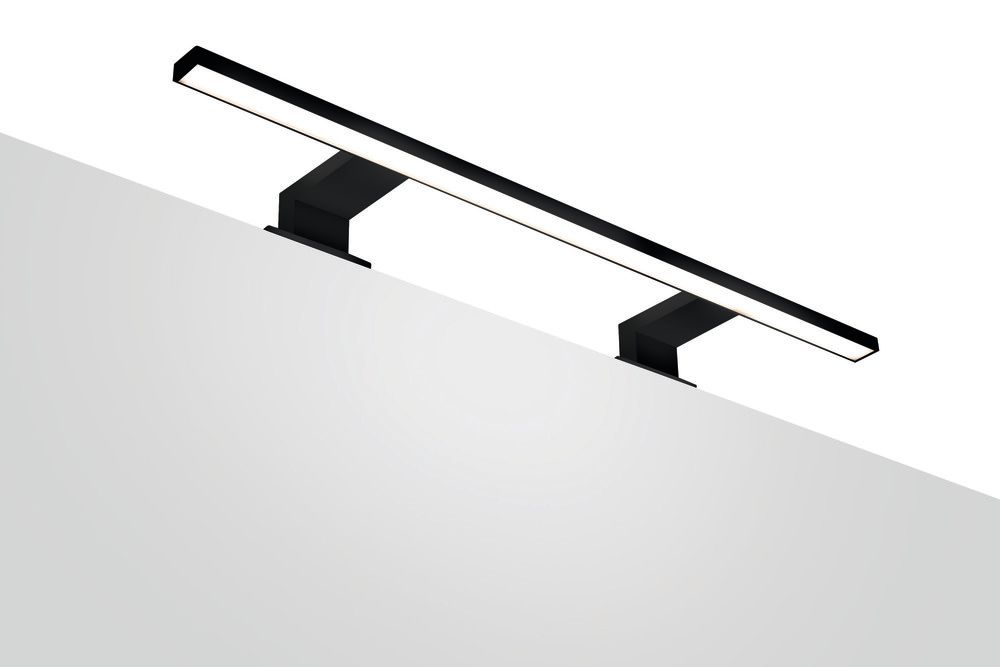 Van Marcke Lux Nero Éclairage LED 600MM IP44 220V Plastique Noir