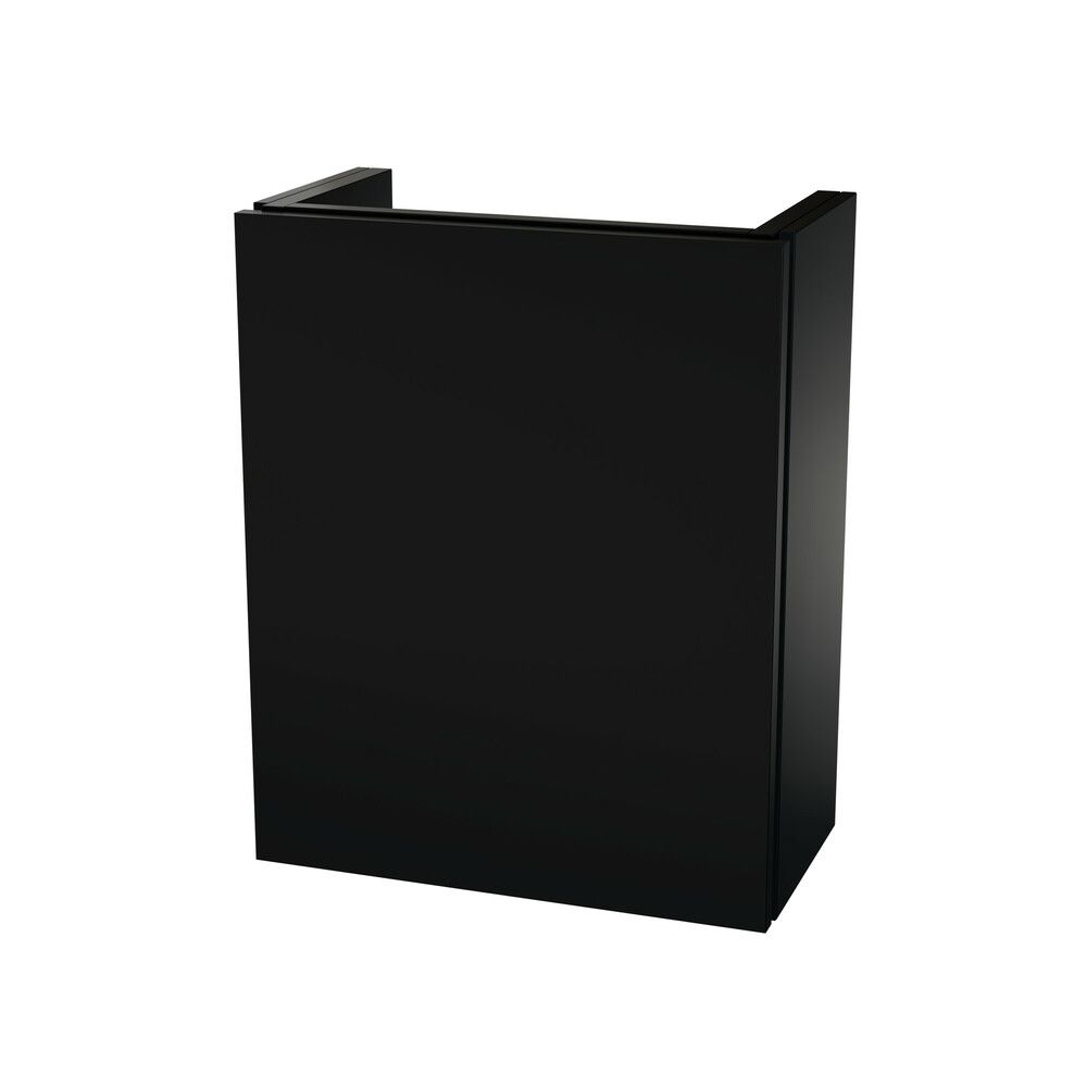 Van Marcke Parvus Sous-meuble Pour Lave-mains 1 Porte Soft Black Matt