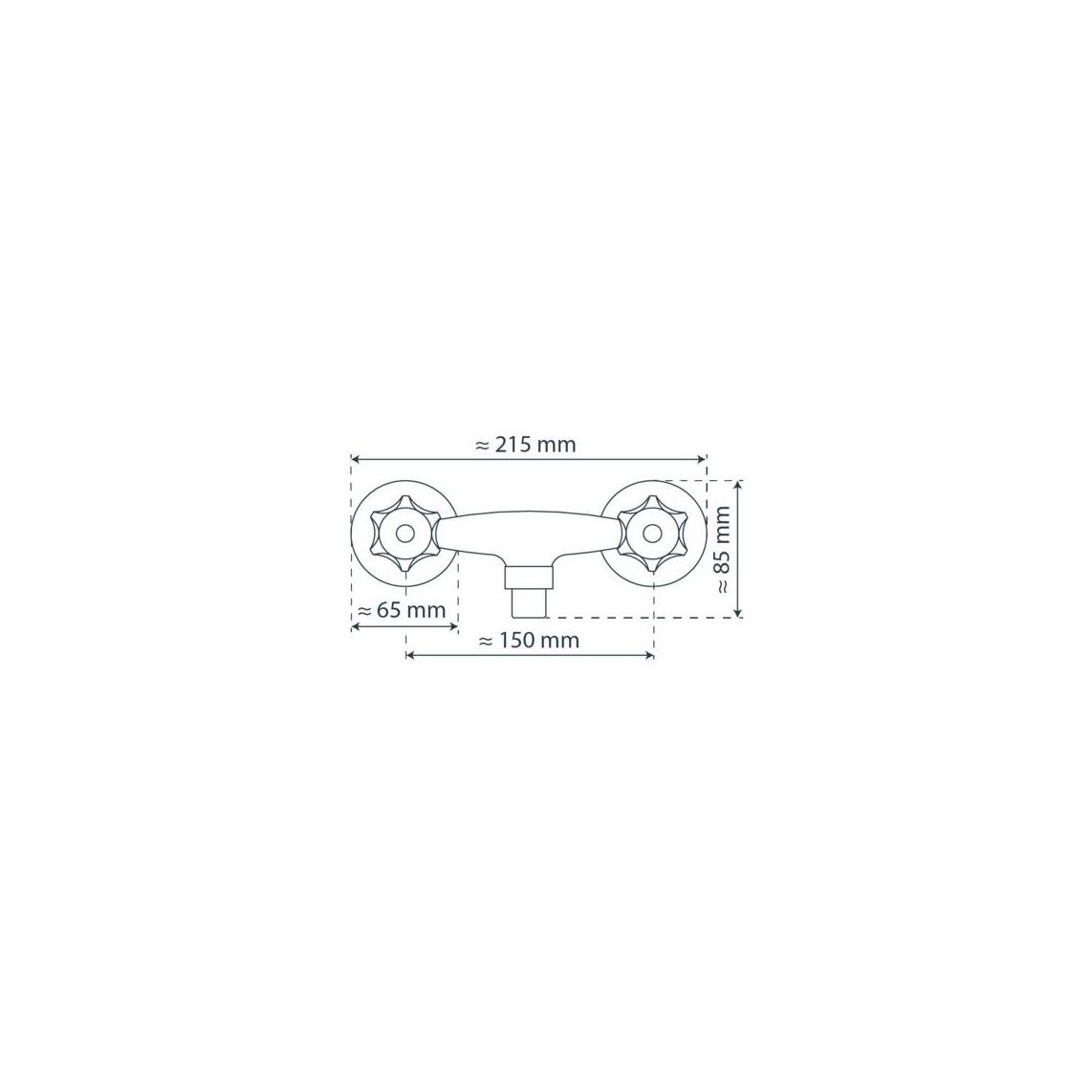 37230 SAVINO Shower mixer, chrome vue 2
