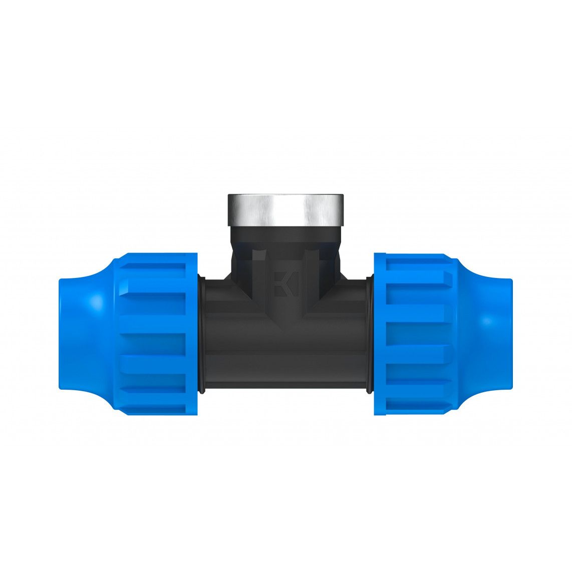 984844417 Tee piece, PP, 20 mm x 1/2" female x 20 mm, PP for HDPE pipe, DVGW certified vue 2