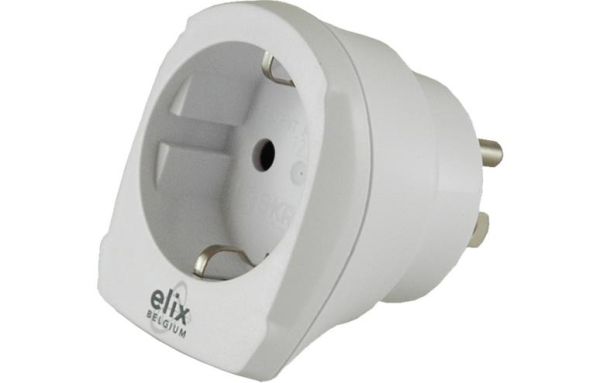 Adaptateur de voyage - prise européenne femelle / fiche américaine et asiatique mâle - 15A - 125V