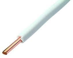 Vob 1.5 Blanc (H07V-U) en rouleau de 100m classe CPR: ECA