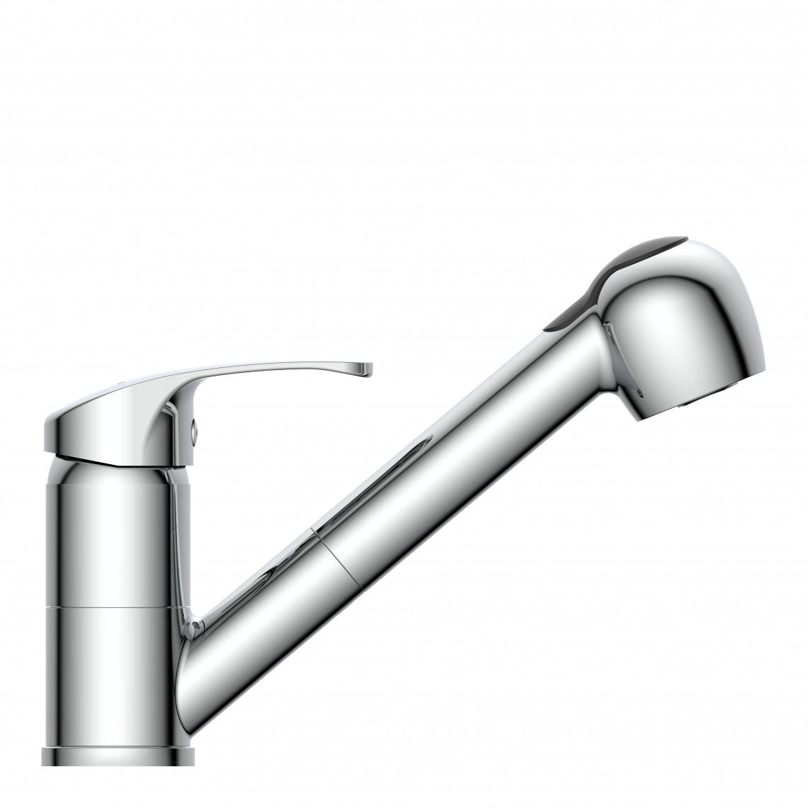 35670 DIZIANI Sink mixer, chrome, with pull-out sprayer vue 4