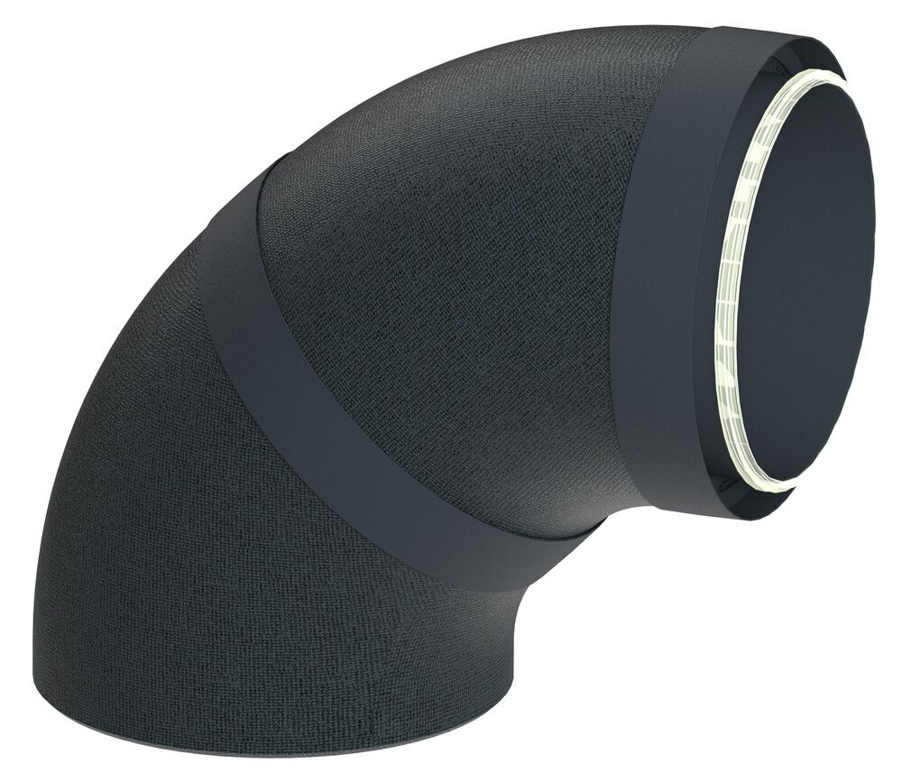Duco Ducoflex Star Coude Isolé 90° Avec Raccord D200