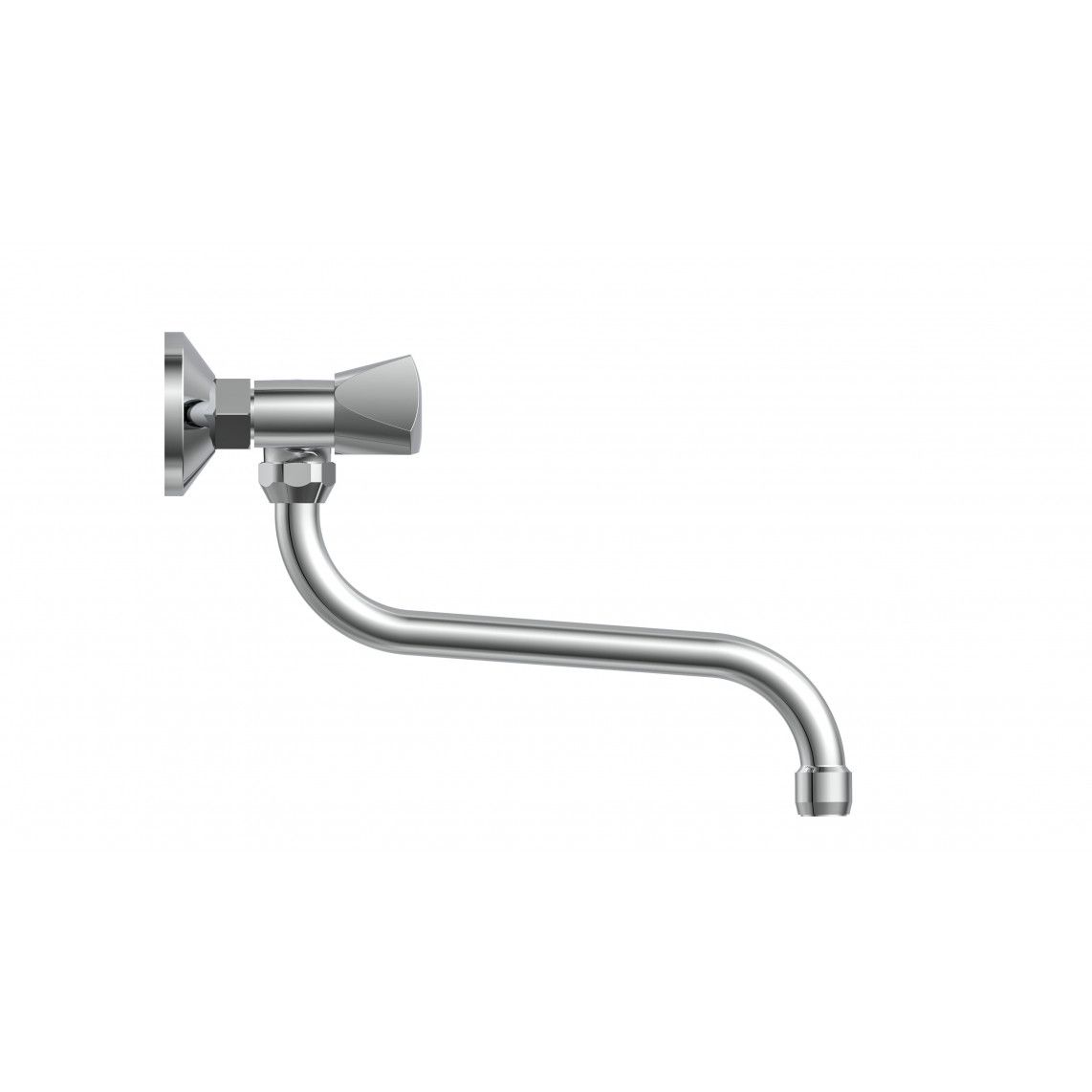 37150 CESTI Sink mixer, chrome, for wall fixing vue 2
