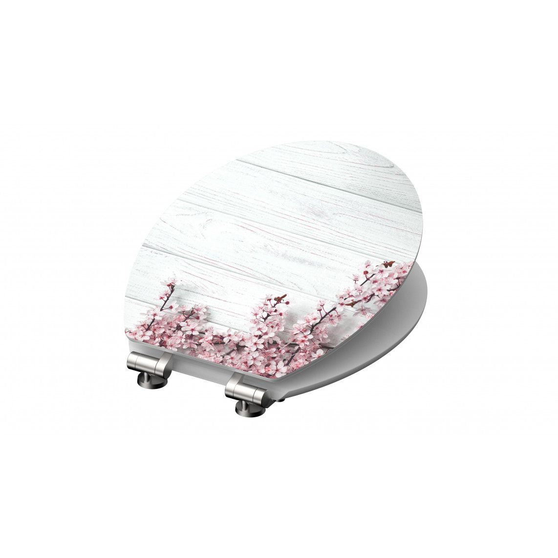 80549 MDF HG WC-zitting FLOWERS AND WOOD, met valrem vue 5