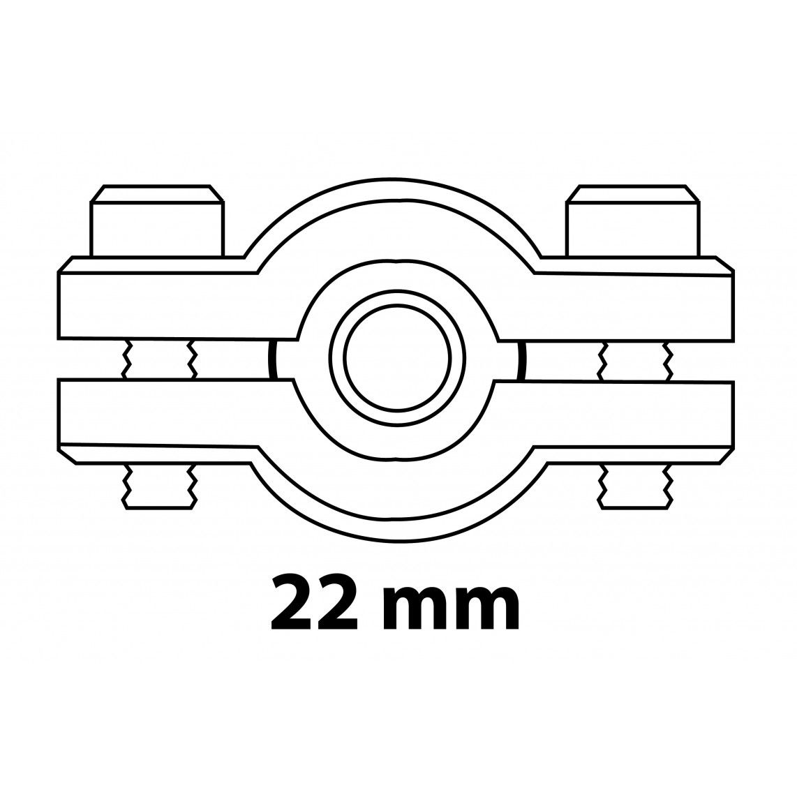 98940748 LT collier d’étanchéité, vierge, pour 22 mm vue 2