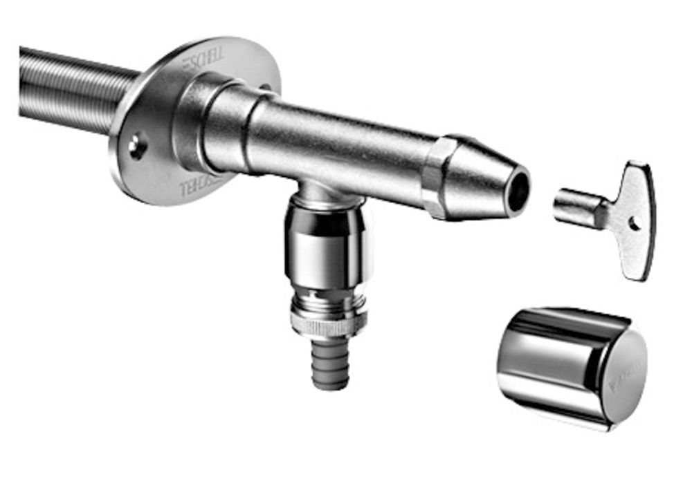Schell Polar II Set Robinet Mural Extérieur Antigel