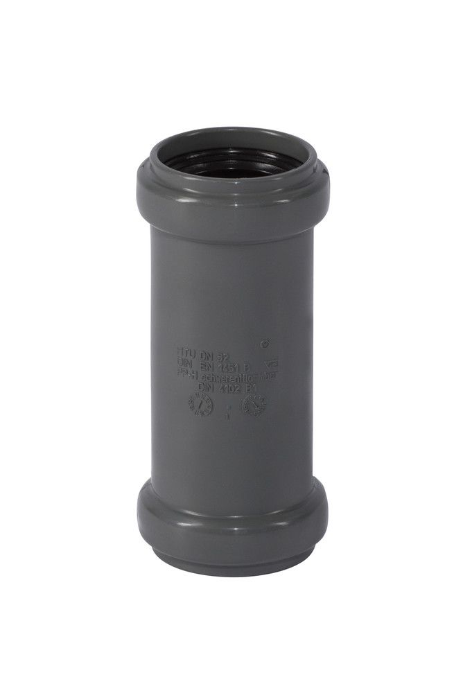 Ostendorf Kunststoffe HT-Safe U manchon coulissante PP D 75 mm gris