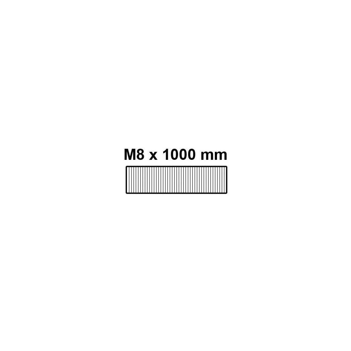 973410155 draadstang, M8 x 1000 mm vue 2