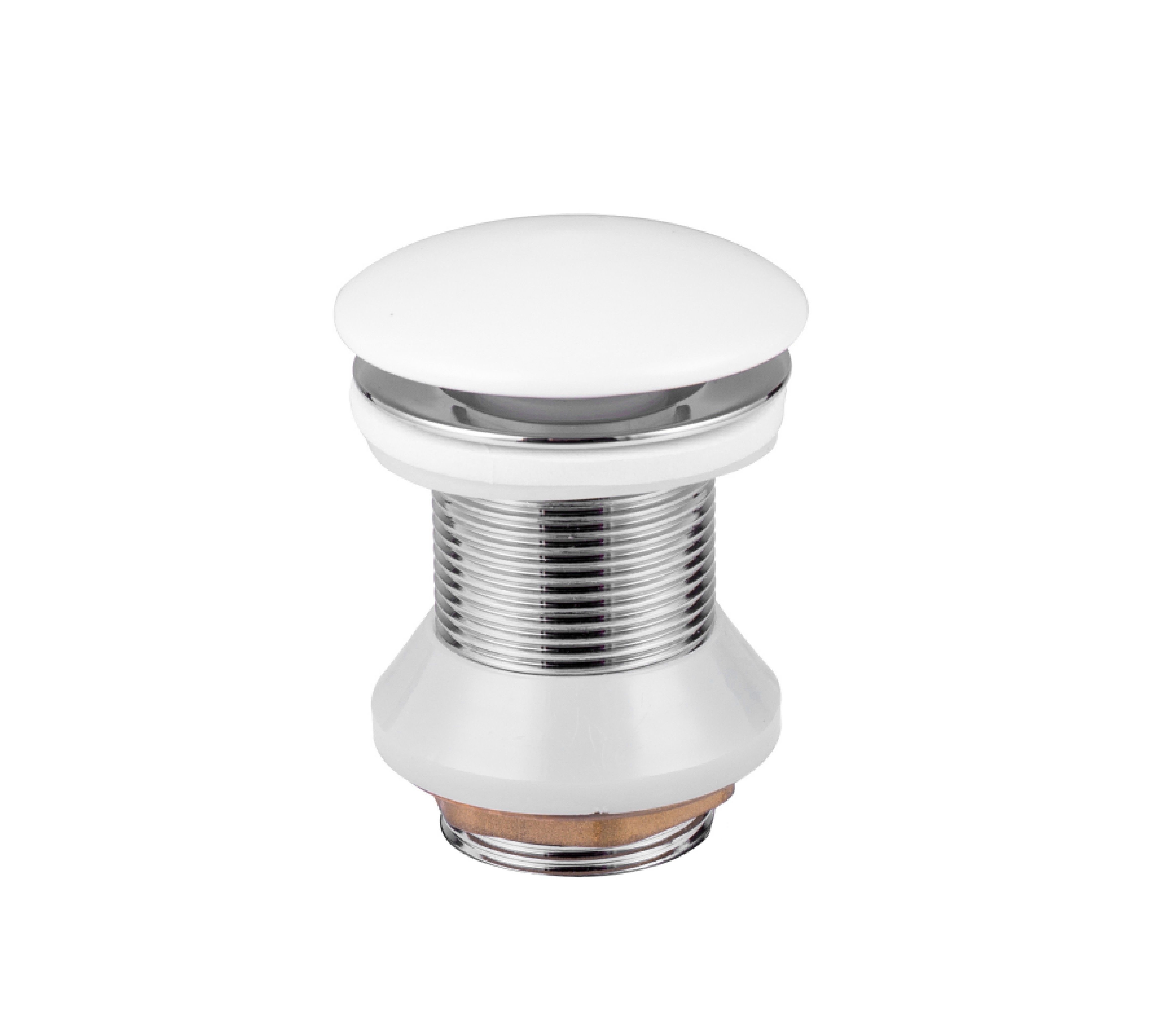 Aloni Bonde Lavabo - Clic-clac- Céramique - 5/4” - Blanc Brillant
