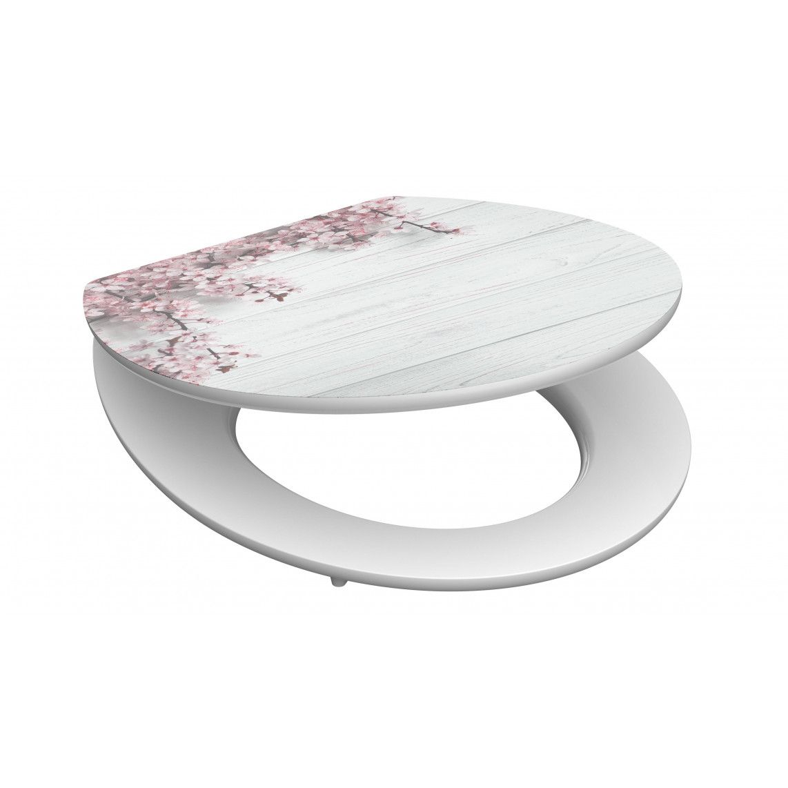 80549 MDF HG WC-zitting FLOWERS AND WOOD, met valrem vue 3