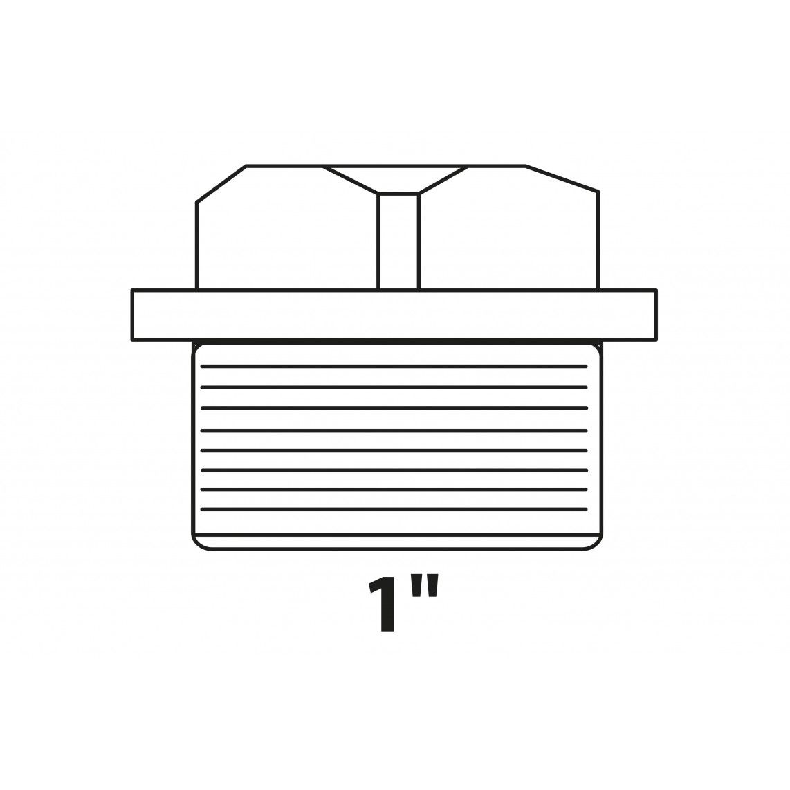 988958413 Plug, red brass, 1" male vue 2