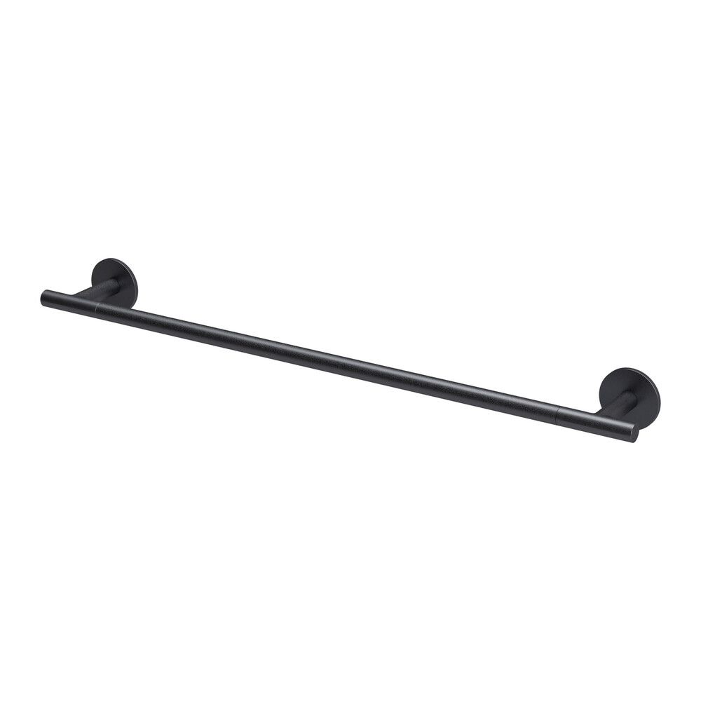 Zucchetti Pan Porte-serviettes Simple 600MM Noir Mat Lisse