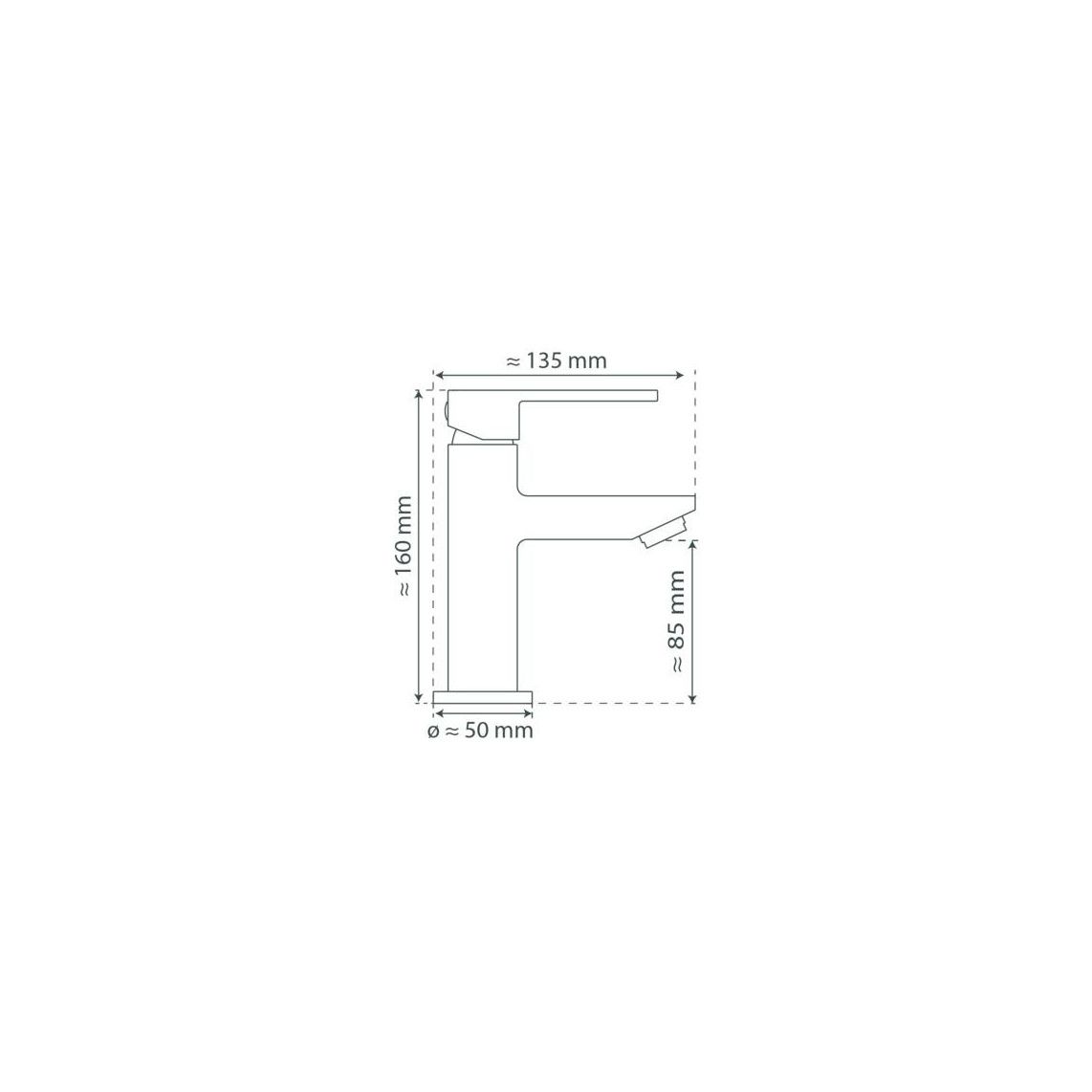 24110 TOKYO II Wash basin mixer, chrome vue 11