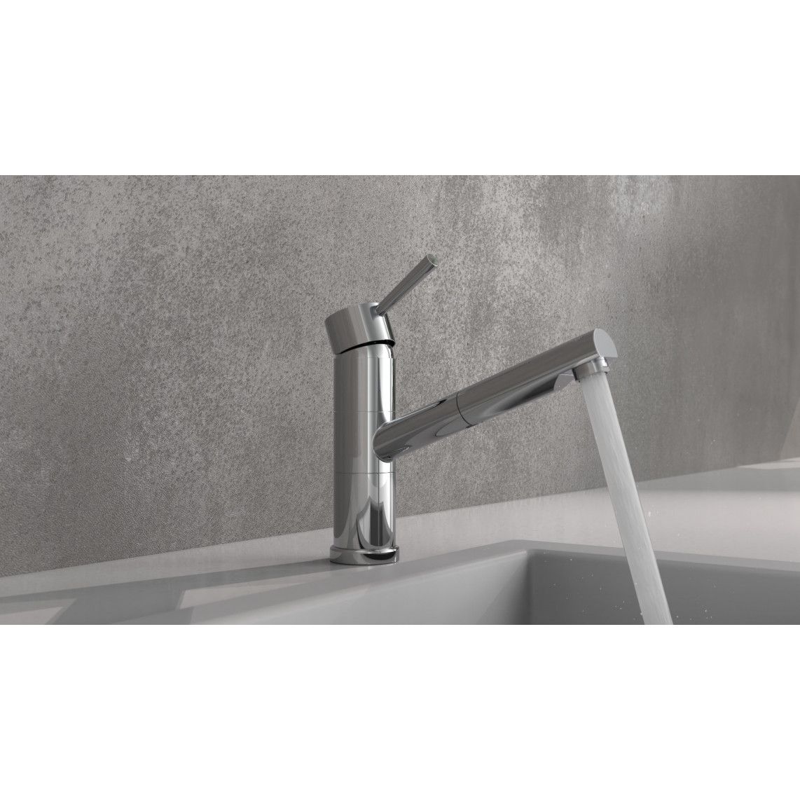 33770 UNICORN Sink mixer, chrome, with pull-out spout vue 6