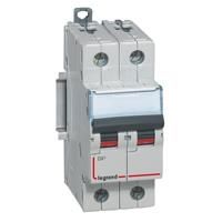 Disjoncteur DX³ 10000A / 16kA 2 pôles courbe B 10A 230 / 400V - 2 modules