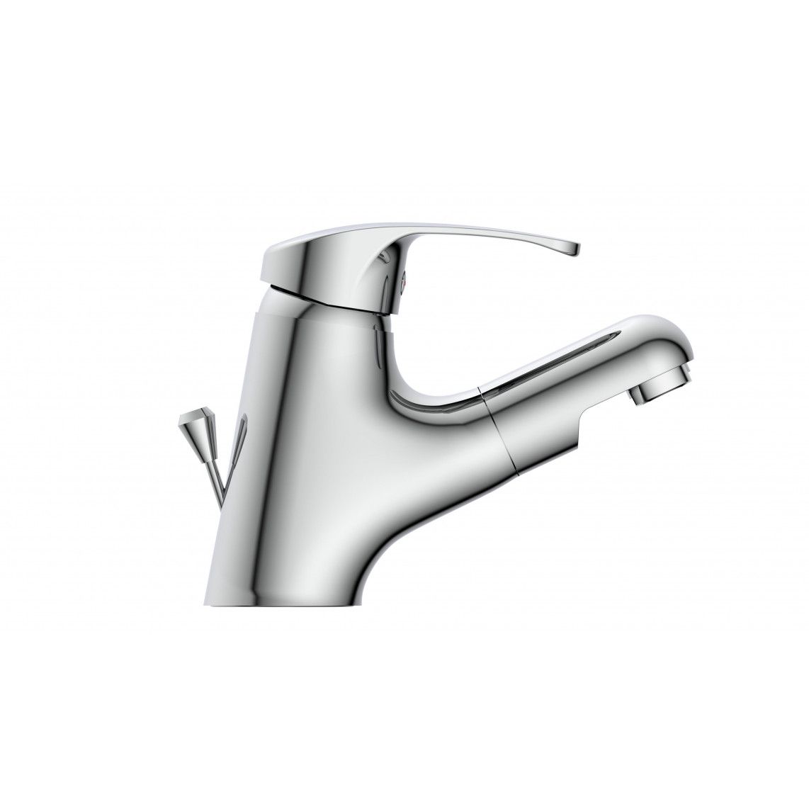 NI075TCO VICO Wash basin mixer, chrome, with pull-out sprayer vue 2
