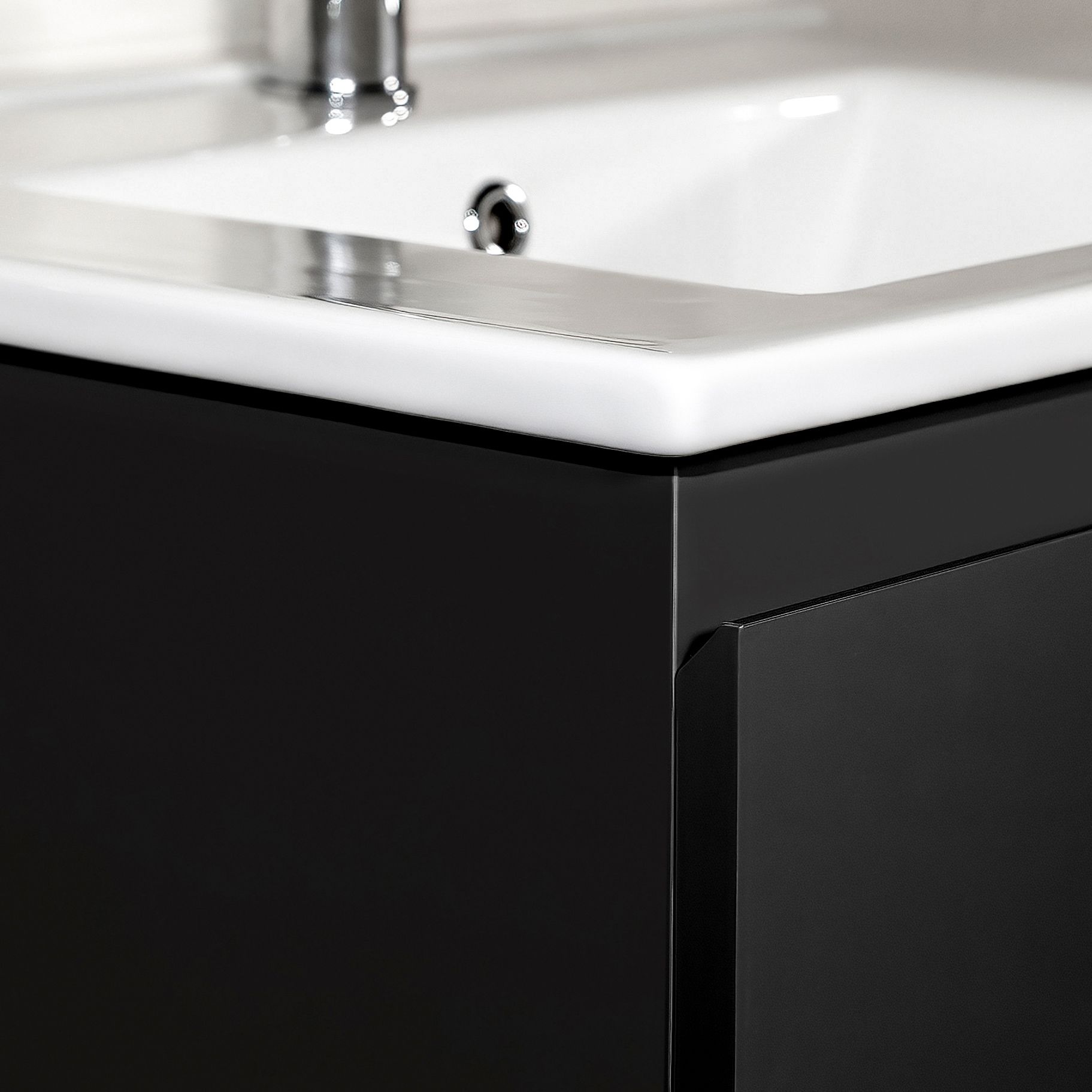 ALONI SALLY MEUBLE SOUS-PLAN (80CM) - NOIR MAT vue 4