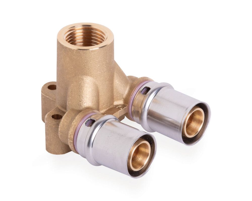 Systempex Culasse Double Droit Pex-alu Sertir H 53MM 20-1/2”F 20