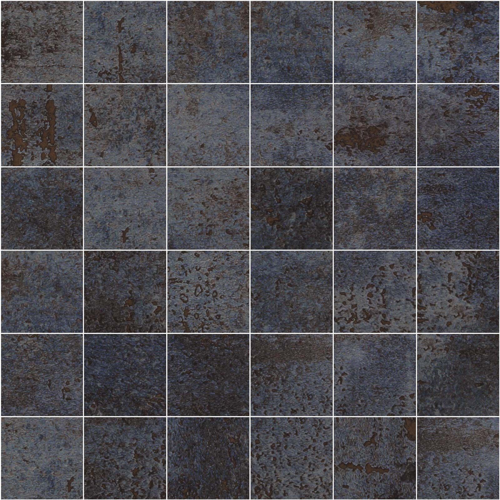 MOSAICO METAL ROYALBLUE 30X30 (5X5) BRU