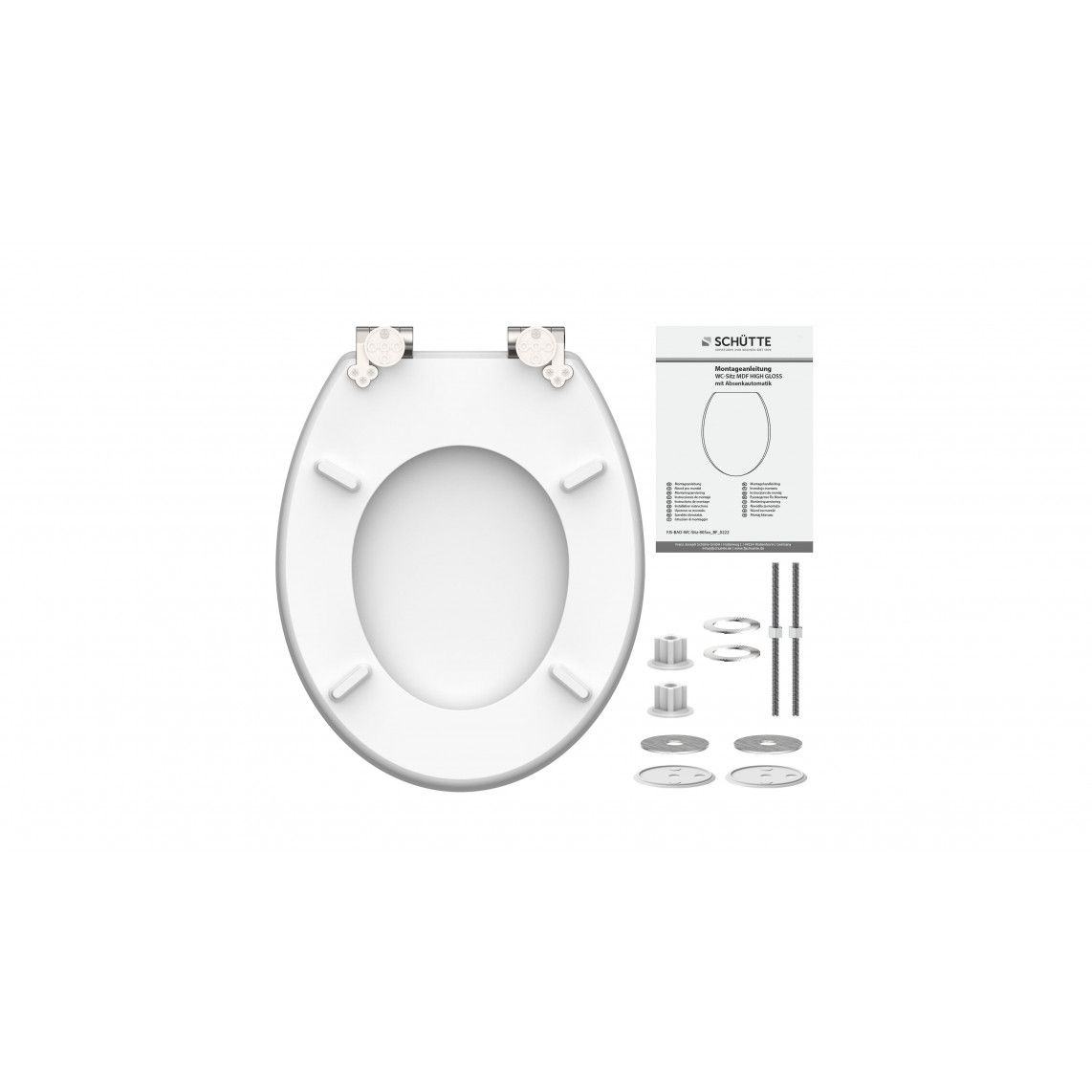 80548 MDF HG Toilet seat POLAR LIGHTS, with soft close vue 7