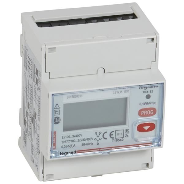 Compteur triphasé TI - mid modulaires - 4 modules