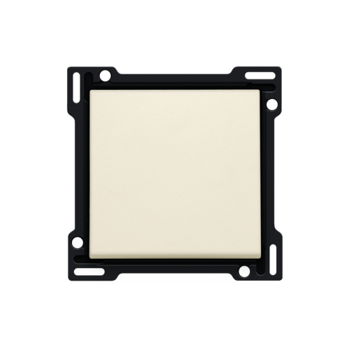Set de finition pour interrupteur ou bouton-poussoir simple, couleur cream