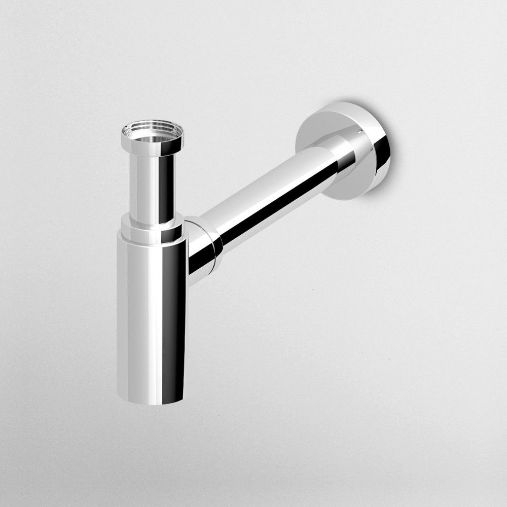 Zucchetti Siphon 5/4” Sans Vidange Noir Mat Gaufré