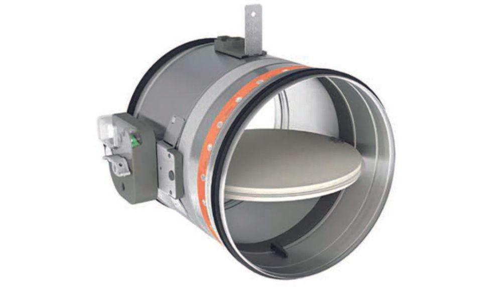 Ventilair CF60H-160 Clapet Coupe-feu D160 Résistance AU Feu Jusqu’à 60 Minutes