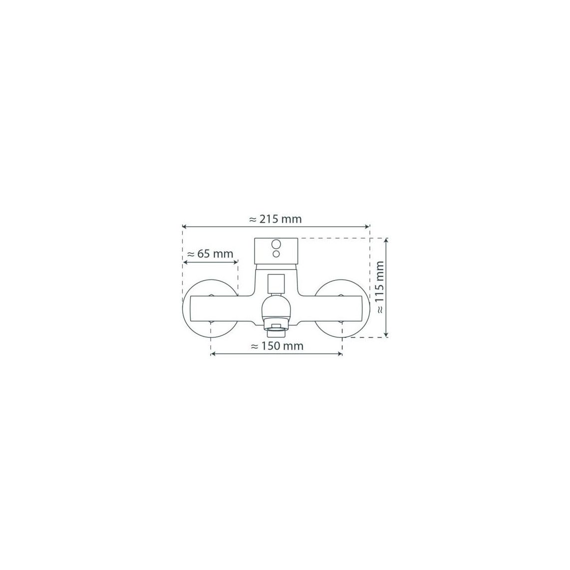 79930 ATLANTA Bathtub mixer, chrome vue 4