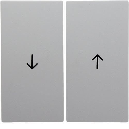 Touche avec symbole flèches Berker S.1 / B.3 / B.7 Blanc polaire, mat