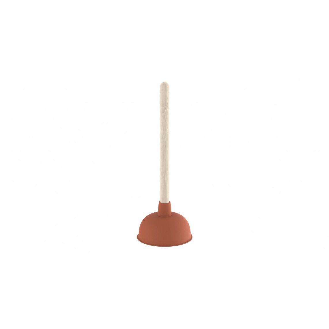 99908200 Spout cleaner, red, Ø 140 mm, with wooden handle vue 6