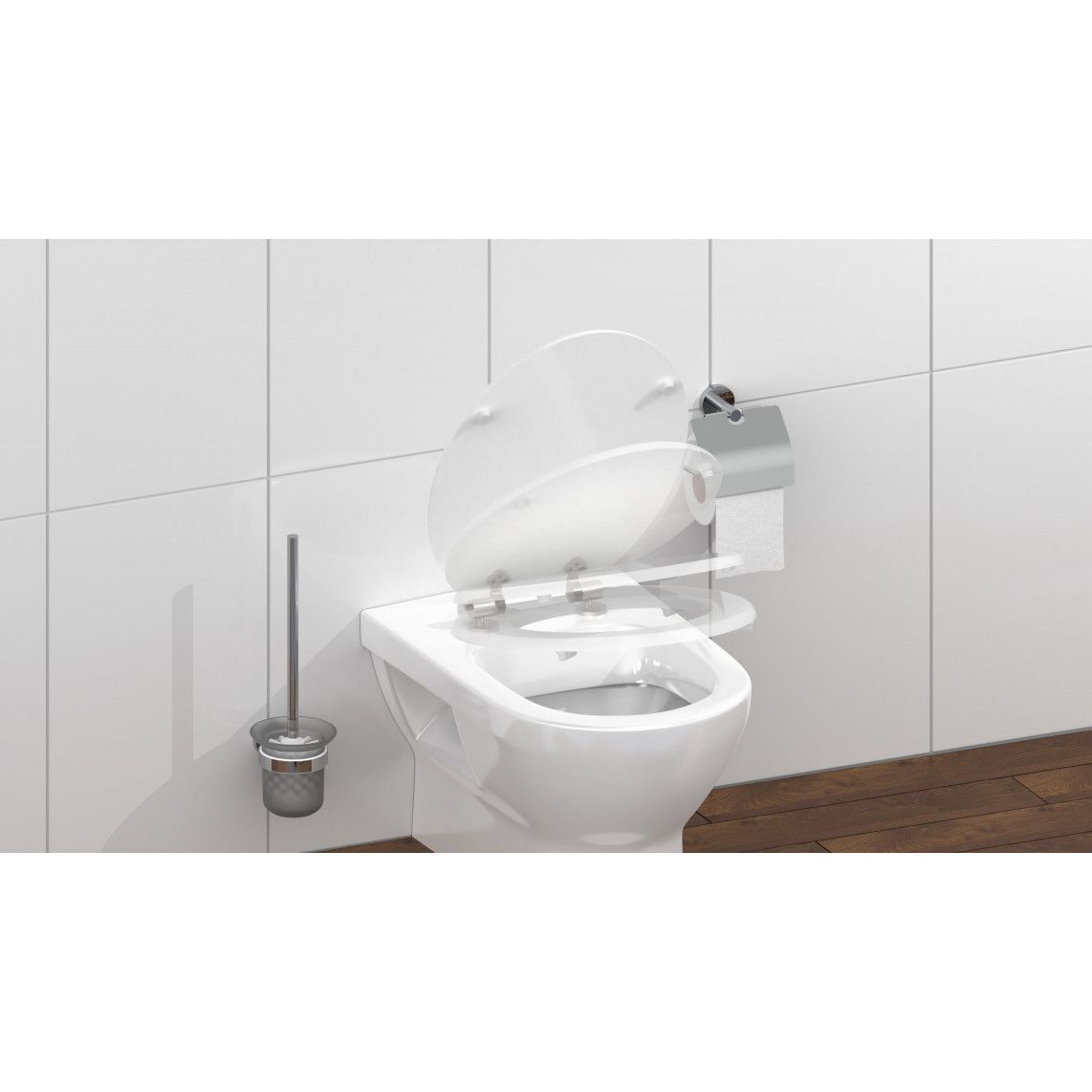 80101 MDF WC-zitting SPIRIT WHITE, met valrem vue 9