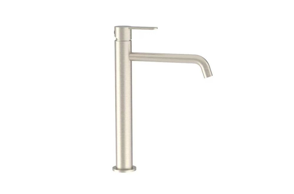 GO Van Marcke Verona Mitigeur Lavabo Avec Bec Haut Nickel Brossé