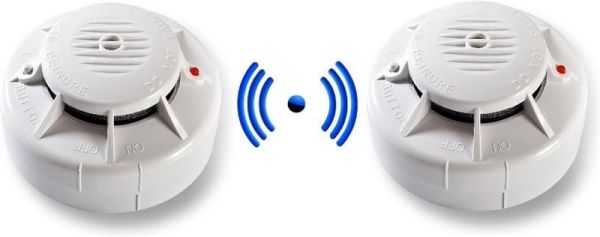 Fito détecteur de fumée 3V lithium 10 ans connectable max 24pc  868MHz