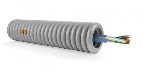 Tube précâblé Vvt 3 x 2 x 0.6 diamètre 16mm full Lsoh en rouleau de 100m classe CPR: CCA s1d1a1