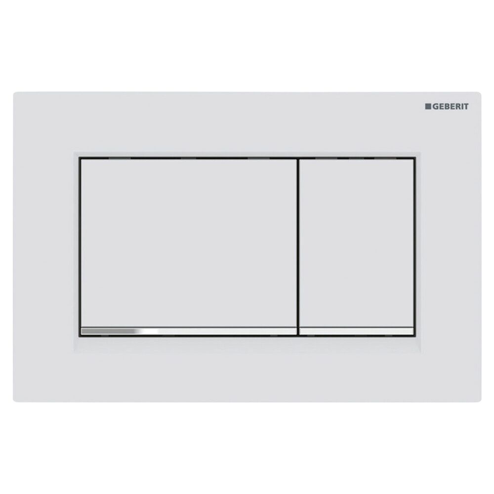 Geberit SIGMA30 Plaque DE Commande Pour Réservoir DE Chasse Encastré Blanc Mat