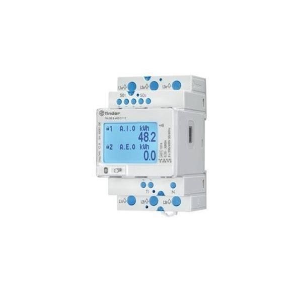 Compteur d'énergie triphasé 5A 80A -- double tarif digitale modbus NFC