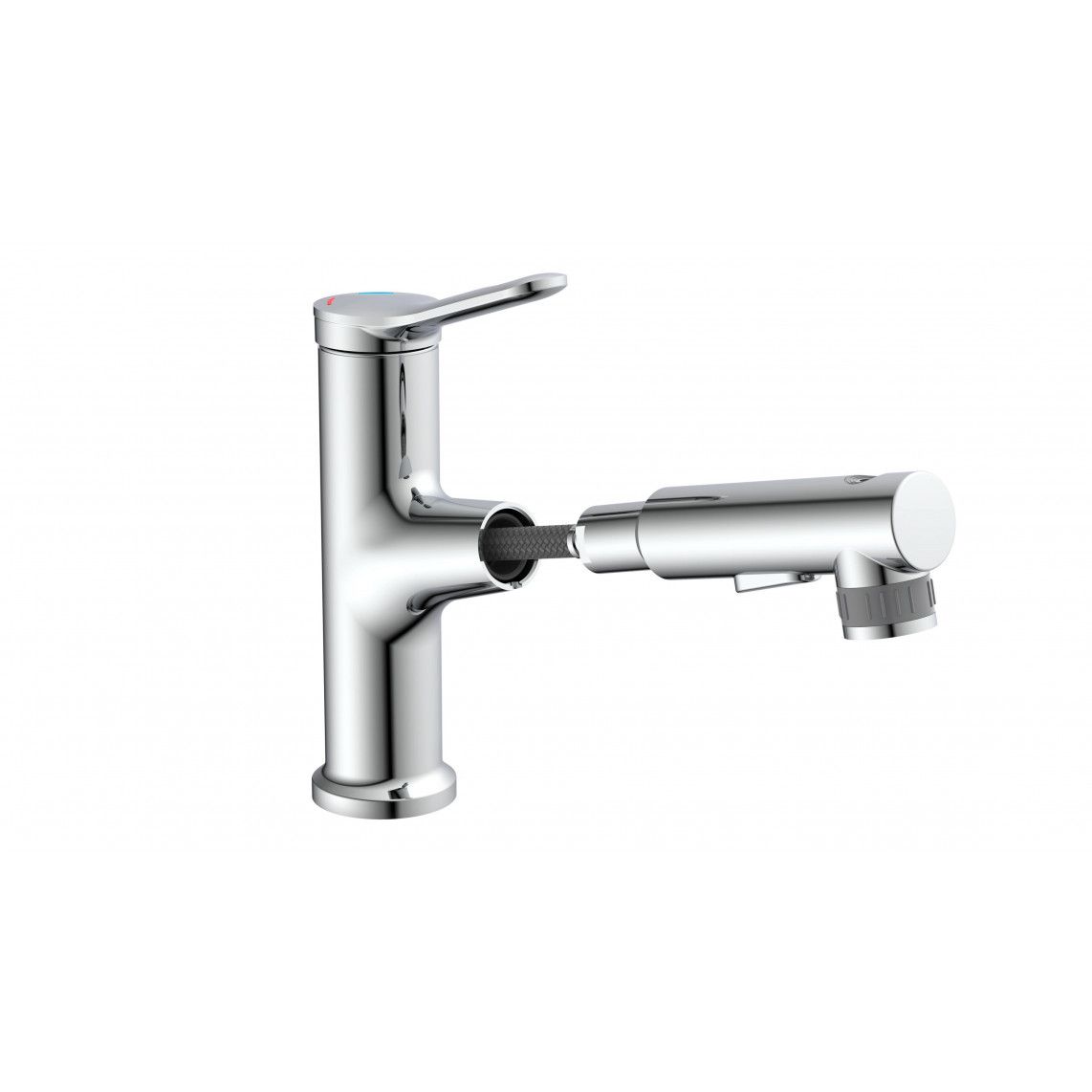 NI075VARCR VARIABILE Wash basin mixer, chrome, with pull-out sprayer vue 4